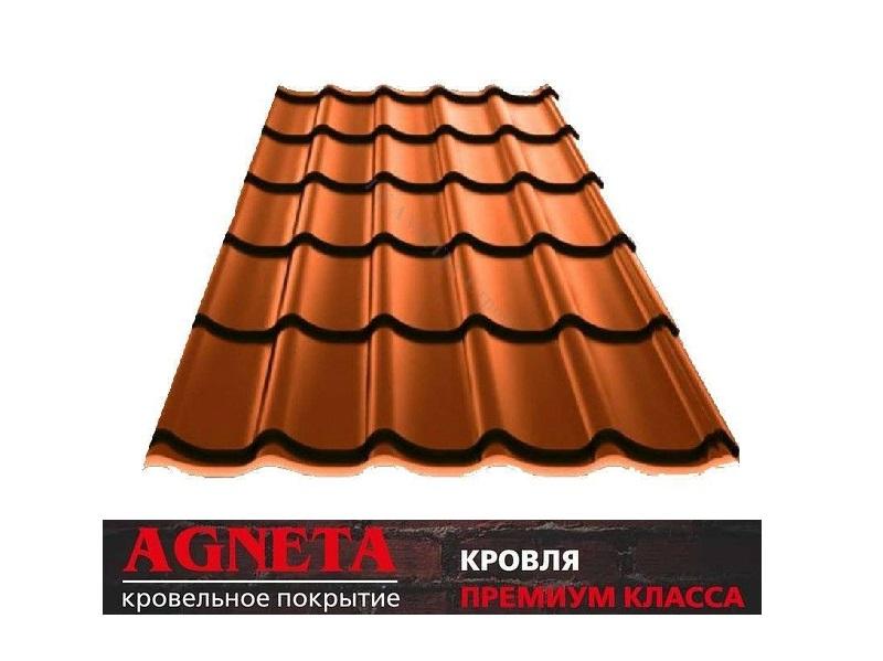 Металлочерепица Ламонтерра Агнета Agneta 0,5мм под медь — изображение 8