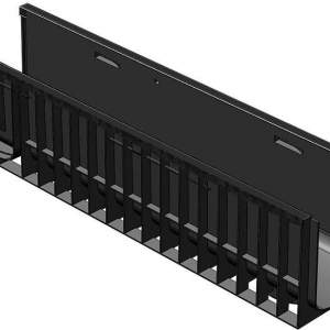Лоток водоотводный пластиковый Standart 1000х246х185мм DN200 GidroGroup