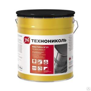Мастика кровельная ТЕХНОНИКОЛЬ №21 Техномаст 20 кг