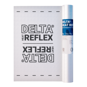 Delta Heat-Reflex 150 пароизоляция с алюминиевым рефлексным слоем рулон 75м2