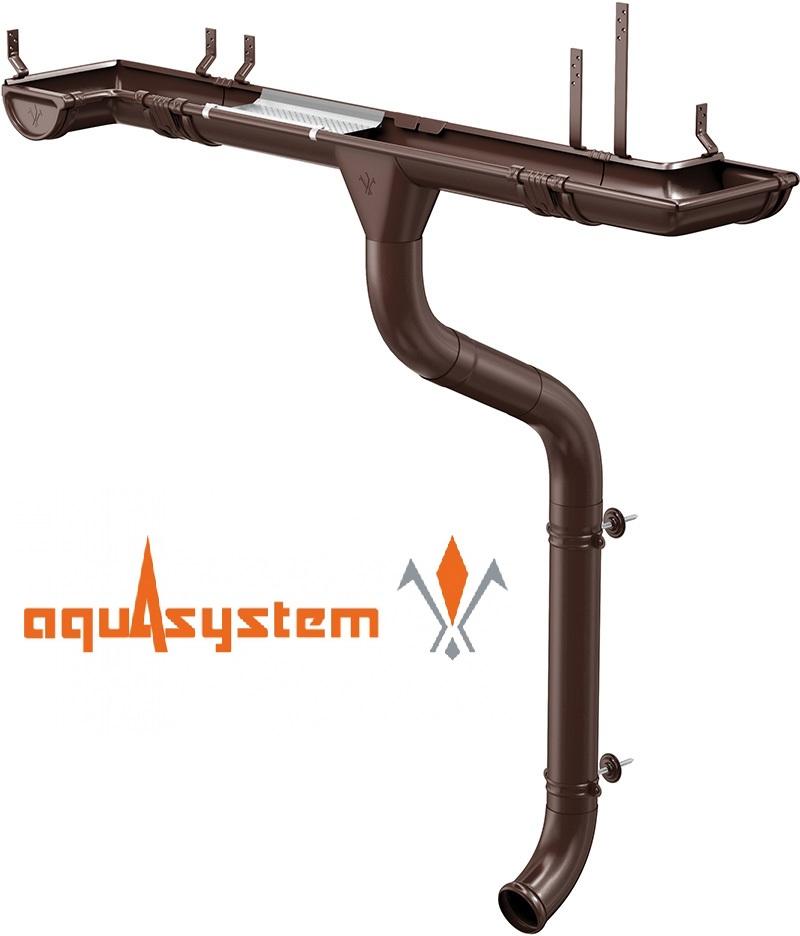 Водосточная система Aquasystem Ø125/90мм Pural/Pural Matt