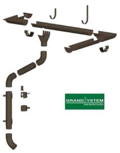 Водосточная система Ø125/90мм GrandSystem