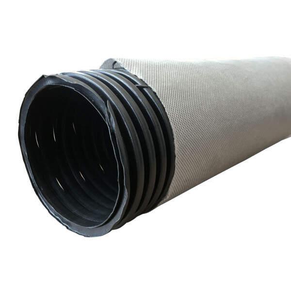 Дренажная труба однослойная Ø160мм SN4 с перфорацией в геофильтре FD-PIPE