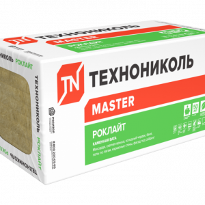 Утеплитель Технониколь Роклайт 1200х600х100 мм 4.32 м2 (6 плит, уп. 0,432м3)